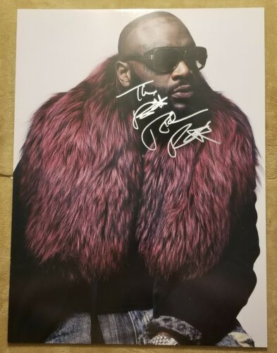 RICK ROSS THE BOSS RATHER YOU THAN ME PSA/DNA SIGNED RARE PHOTO POSTER 18X24
