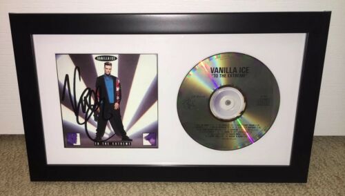 VANILLA ICE - AUTOGRAPHED TO THE EXTREME CD *FRAMED* HAND SIGNED! HIP HOP LEGEND