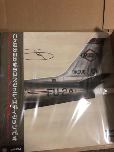 EMINEM AUTOGRAPHED KAMIKAZE VINYL  NIGHT COMBAT SPECIAL EDITION! LE 50 IN HAND