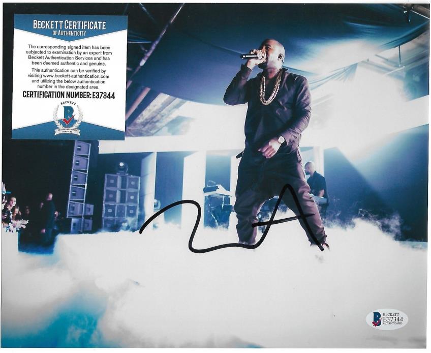 Kanye West Musician Singer Signed 8x10 Photo BGS BAS COA RARE YEEZUS CONCERT