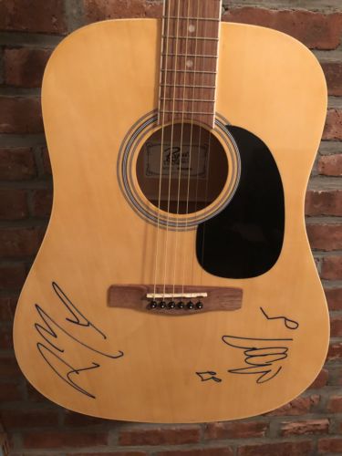 Post Malone signed Acoustic Guitar Austin Post Autograph Sketch Drawing