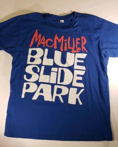 Mac Miller Blue Slide Park T Shirt Sz XL Rap Hip Hop