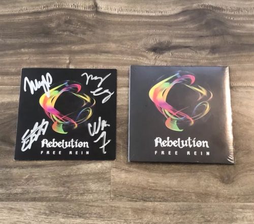 SIGNED Rebelution CD Booklet - Free Rein - NEW Album Autographed