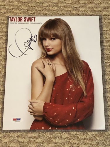 Taylor Swift Auto Autographed Signed 8x10 Promo Photo PSA DNA COA 1/1 Rare SP