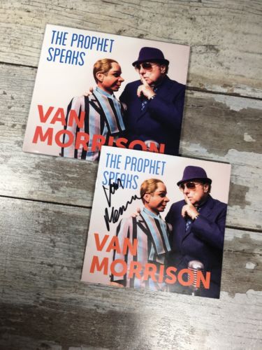 Van Morrison The Prophet Speaks Autographed CD Booklet + New Sealed Cd signed