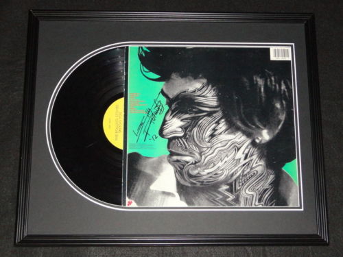 Keith Richards Signed Framed 1981 Rolling Stones Record Album Display JSA