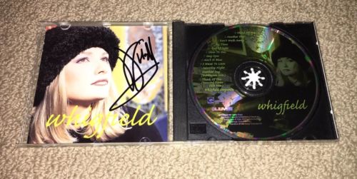WHIGFIELD SIGNED SELF TITLED CD! DEBUT ALBUM! AUTOGRAPHED! SANNIE CARLSON SINGER