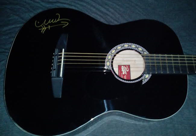 THE BLACK CROWES SIGNED CHRIS ROBINSON BROTHERHOOD GUITAR ANY WAY YOU LOVE WE