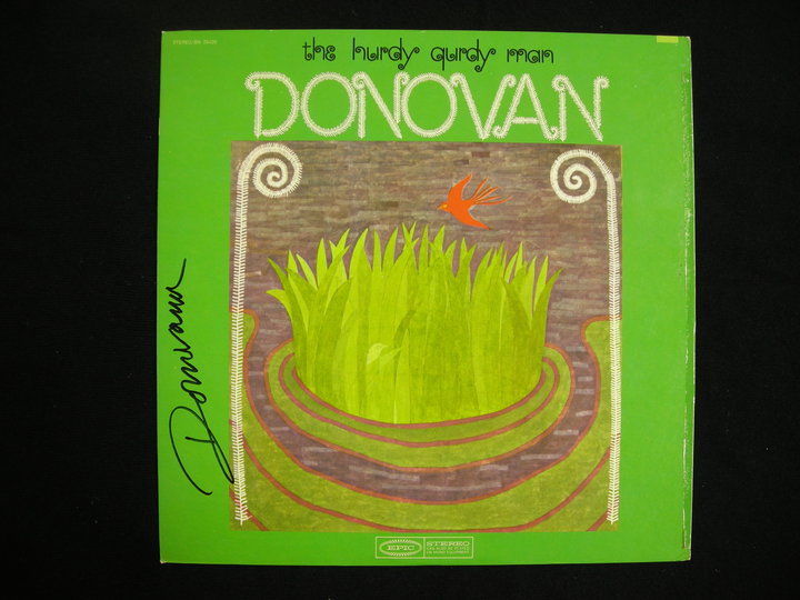 DONOVAN  SIGNED THE HURDY GURDY MAN  LP!! 2007 THE BEATLES