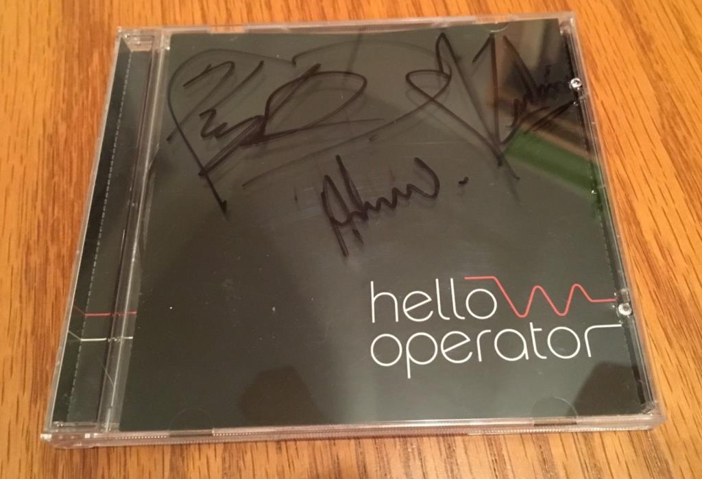 HELLO OPERATOR CD  signed case So Free Hot Step Crazy  Crash and the Radio Stars