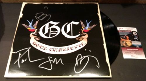 GOOD CHARLOTTE SIGNED VINYL LP JSA autograph Self Titled Benji Joel Madden