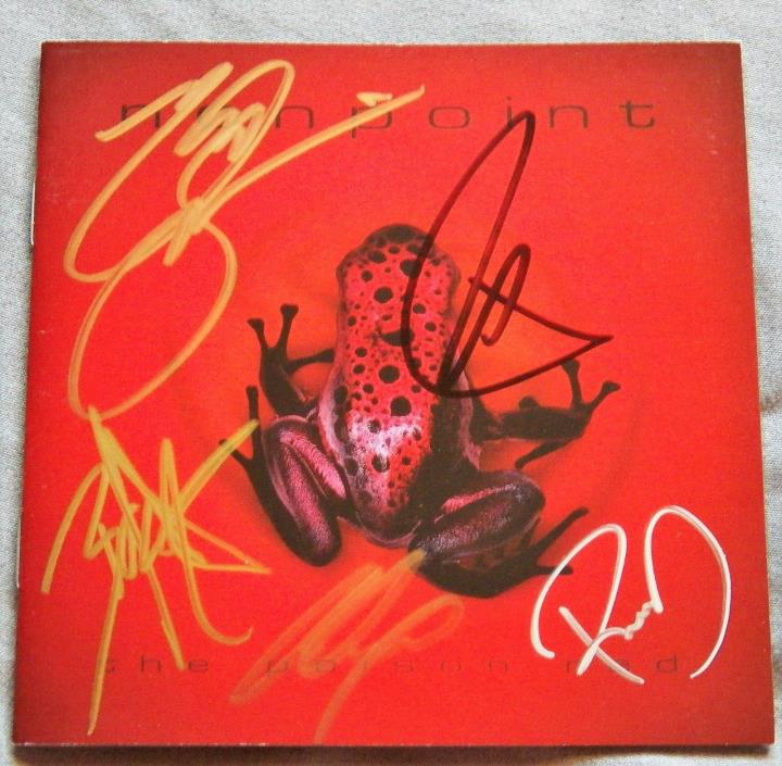 Nonpoint The Poison Red CD Signed by Entire Band Elias Soriano Rob Rivera Auto