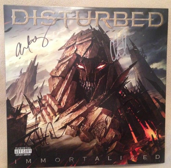 DISTURBED SIGNED IMMORTALIZED 12
