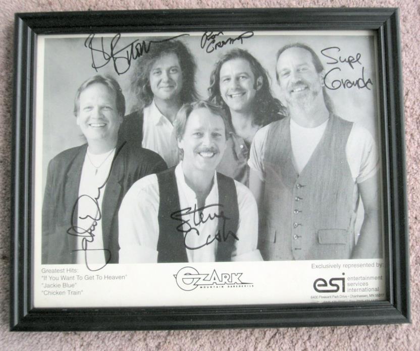 Autographed Picture Of Ozark Mountain Daredevils