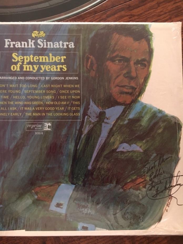 Frank Siinatra Autographed Signed Album