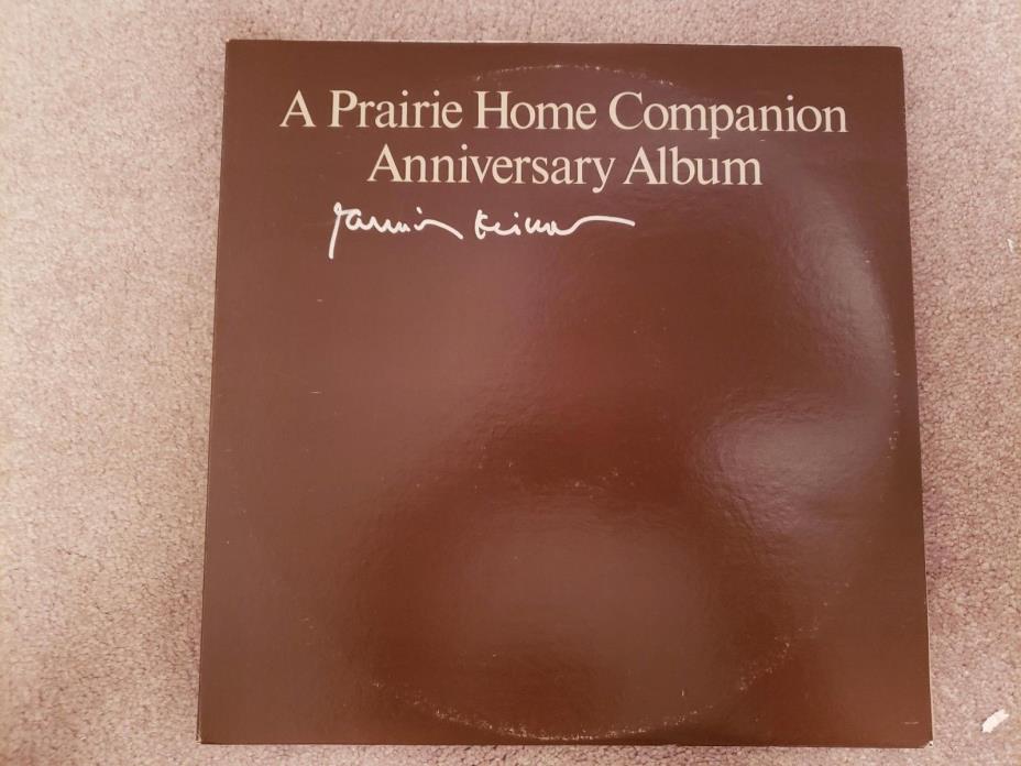 GARRISON KEILLOR A Prairie Home Companion Anniversary Album SIGNED AUTO LP