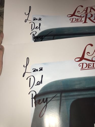 Lana Del Rey Autographed Lithograph Authentic RARE SOLD OUT Signed Autograph