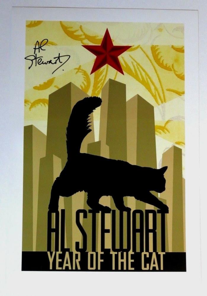 AL STEWART Hand Signed Autograph 13X19 Poster Lithograph