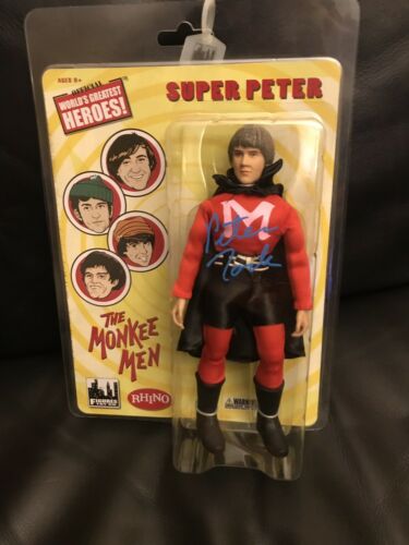 PETER TORK Signed THE MONKEES Rhino Figures Toy Co. 8' Figure Exact Proof Pic