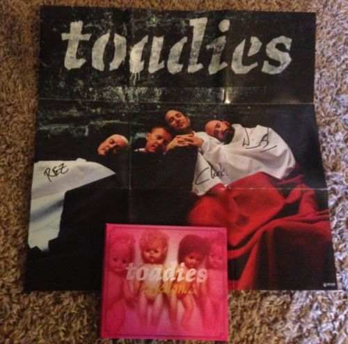 Toadies Autographed CD & Poster Fuel Blink 182 Saliva Local H New Found Glory