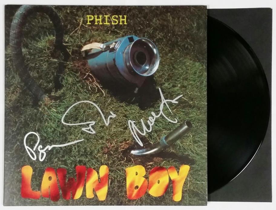 PHISH BAND SIGNED LAWN BOY LP VINYL RECORD ALBUM W/JSA LETTER TREY ANASTASIO