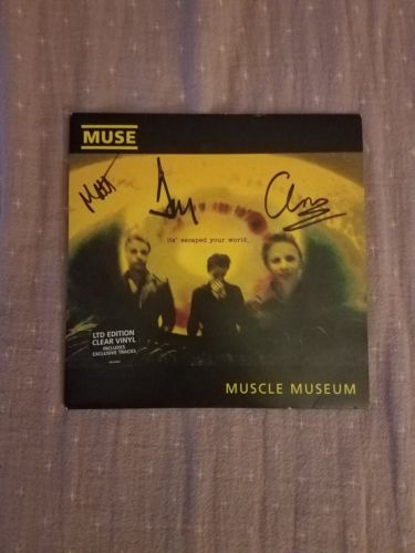 Muse Muscle Museum Limited Edition Clear Vinyl Signed