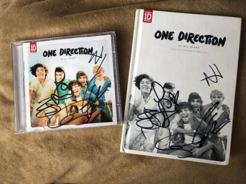 One Direction Signed [LIMITED EDITION] CD and Yearbook- Up all night