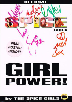 The Spice Girls SIGNED Book Geri Emma Mel B Victoria Mel C COA