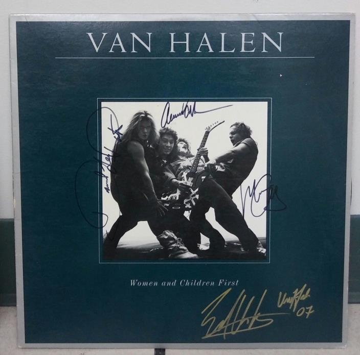 Autographed Van Halen  Women And Children First Album