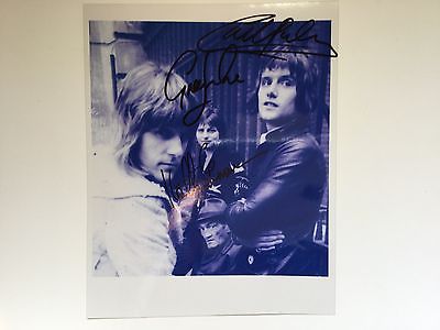 ELP Emerson Lake and Palmer signed 8x10 RARE photo