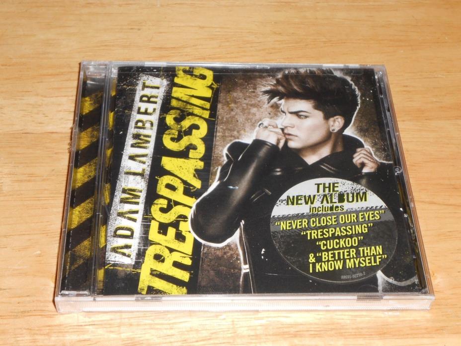Adam Lambert TRESPASSING CD Incl Cuckoo, Shady (w/Nile Rodgers Sam Sparro)..2012
