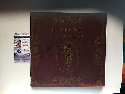 Jethro Tull Living in the Past signed Ian Anderson lp with pas  cert