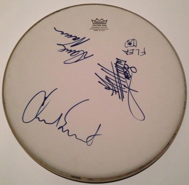 RED HOT CHILI PEPPERS BAND SIGNED 14