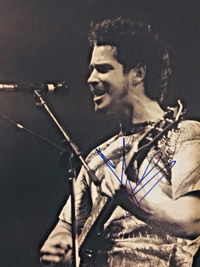 Chris Cornell Soundgarden signed photo 11x14 inch autographed signed 4/25/2009