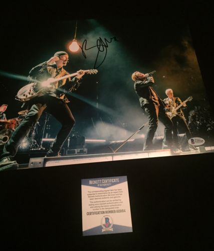 BONO U2 SIGNED Autographed 11