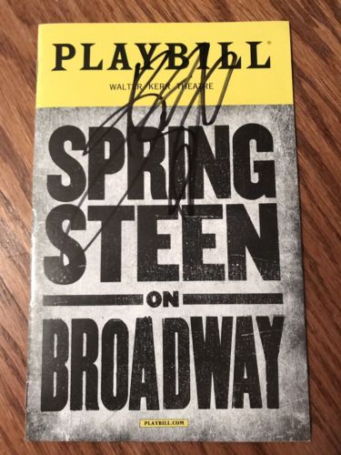 RARE! Bruce Springsteen SIGNED OPENING NIGHT Official Broadway Playbill- JSA COA