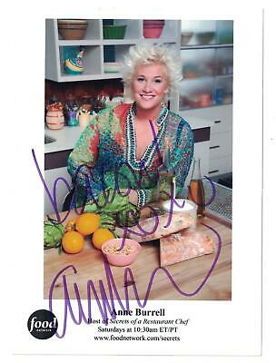 Anne Burrell Signed Autographed 5x7 Photo Chef Bacon