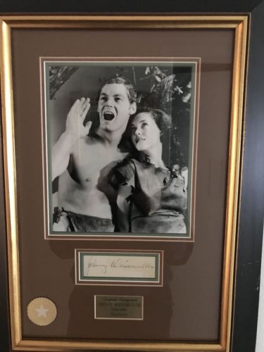 Tarzan Signed  Johnny Weissmuller