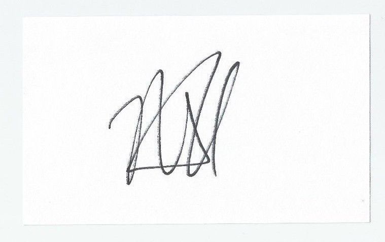 RICHARD KIND Signed Index Card Autograph Actor ACTOR SPIN CITY