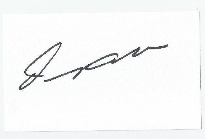 DANNY AIELLO Signed Index Card Autograph Actor GODFATHER DO THE RIGHT THING