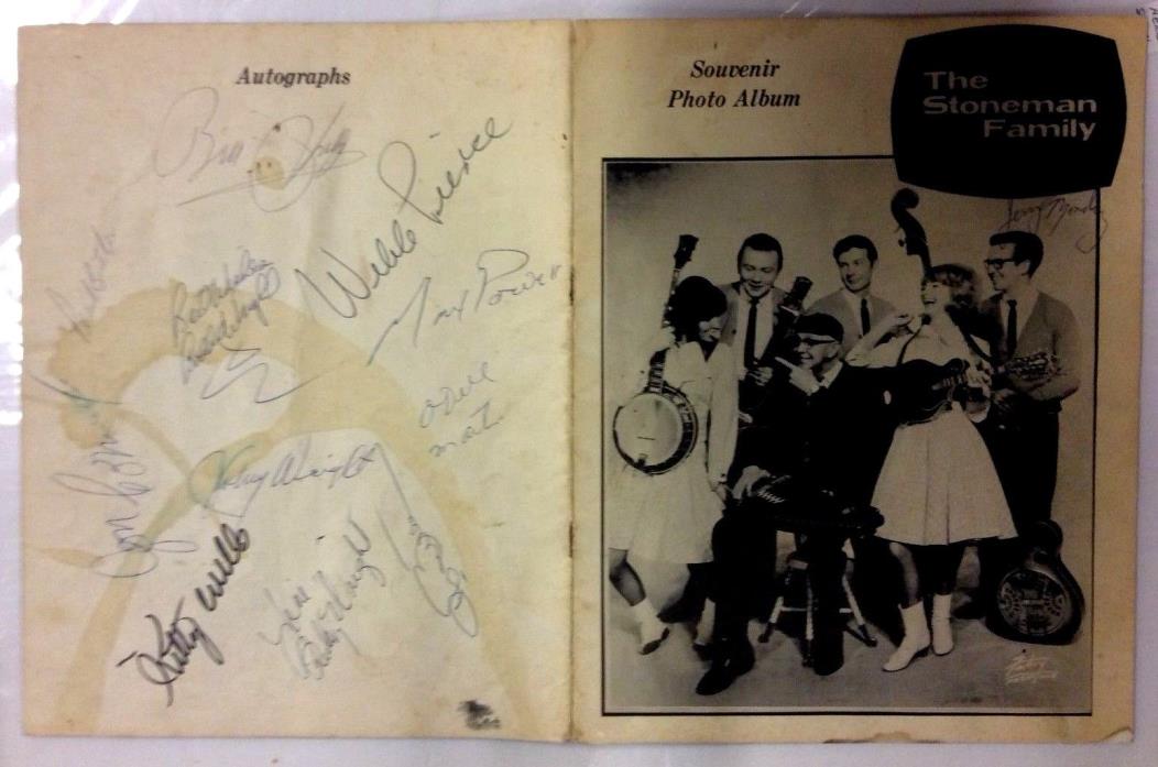 12 Autographs on the Stoneman Family Photo Album