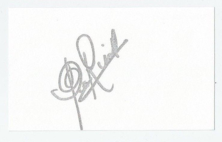 CLIVE REVILL Signed Index Card Autograph Actor STAR WARS BATMAN