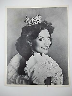 1983 Miss Alabama PAM BATTLES Signed 8x10