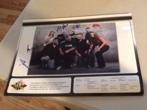 KZOK CLASSICROCK FM STATION (Seattle)Rare 2009 Radio Autographs 