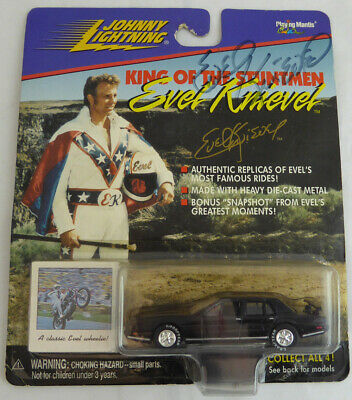 Evel Knievel Autographed Signed 1998 Johnny Stuntman Die-cast Car Beckett 128206