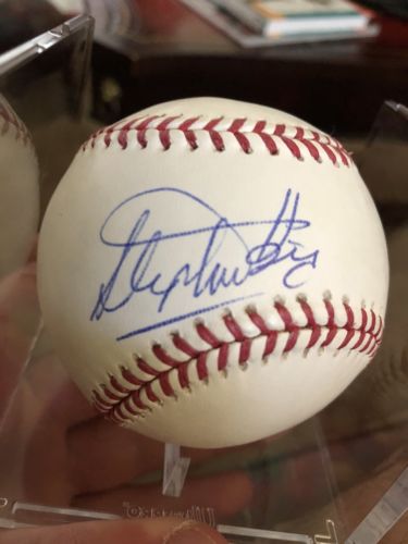 Stephen King signed ROMLB Baseball Rare RR Auction horror IT The Shining Carrie