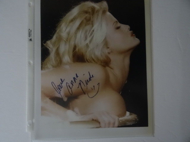 ANNA NICOLE SMITH BEAUTIFUL SIGNED PHOTO - 8