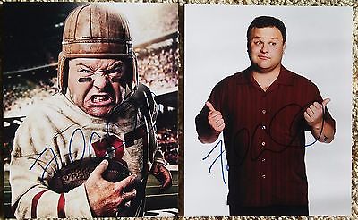 Lot of 2 Frank Caliendo Signed 8x10 Photos Autographed Comedian NFL Madden Bush