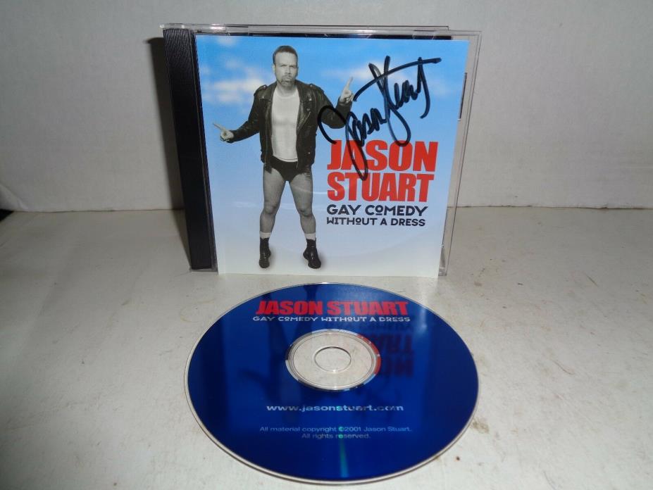 Jason Stewart, Gay Comedy Without A Dress, Signed CD Excellent Condition