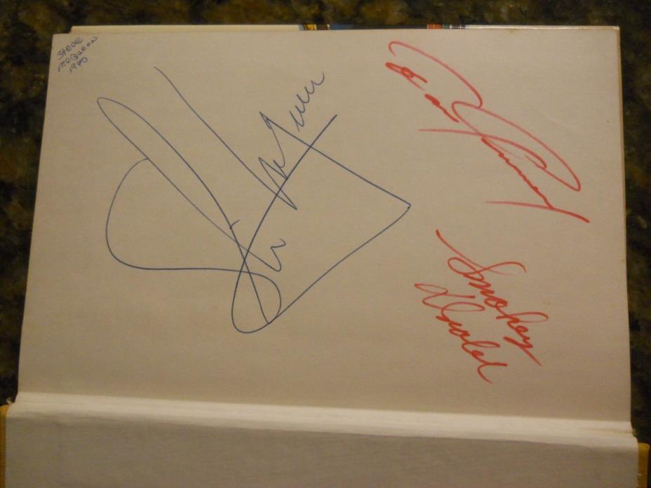 STEVE McQUEEN SIGNED HARD COVER BOOK THE SEBRING STORY PSA/DNA LOA AUTOGRAPH